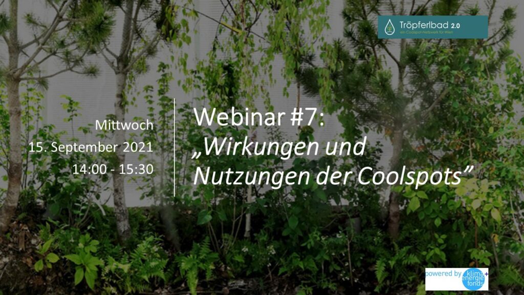 Tröpferlbad 2.0 Webinar #7: 